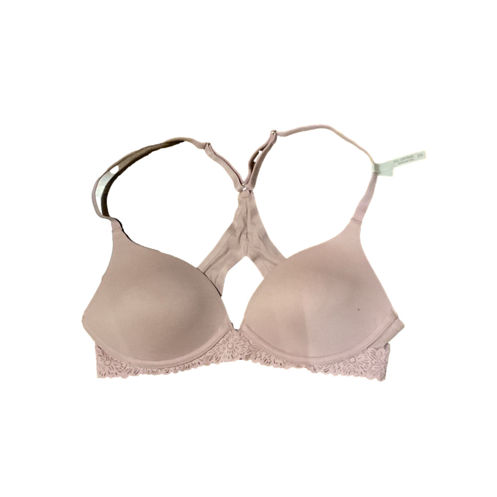 Aerie Light Pink Lace Trim Bra